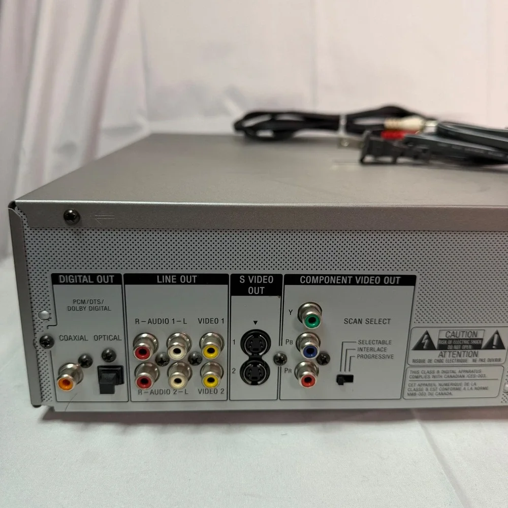 Sony DVP-NC655P 5-Disc DVD CD Changer Progressive Scan Silver Player WORKS
